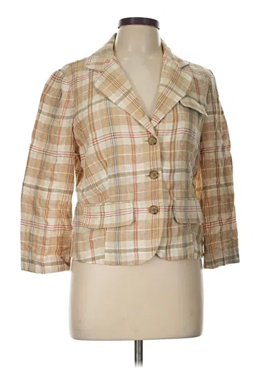Pre-owned Tommy Hilfiger Blazer Jacket In Tan