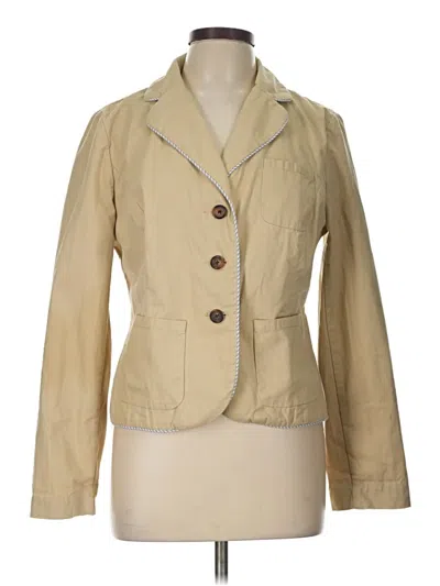 Pre-owned Tommy Hilfiger Blazer Jacket In Tan
