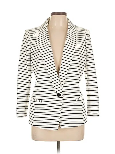 Pre-owned Tommy Hilfiger Blazer Jacket In White