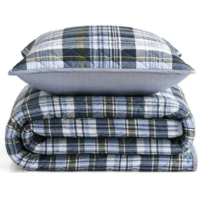 Tommy Hilfiger Bleecker Plaid Quilt & Shams Set In Multi
