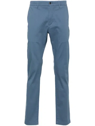 Tommy Hilfiger Bleeker Slim-cut Trousers In Blue