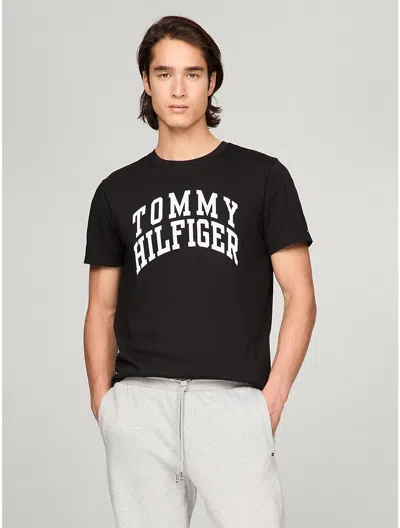 Tommy Hilfiger Block Letter Logo T In Black