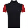 Tommy Hilfiger Blocking Polo T Shirt Navy In Blue