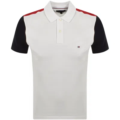 Tommy Hilfiger Blocking Polo T Shirt White