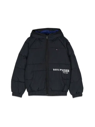 Tommy Hilfiger Mini Logo Padded Jacket For Boys In Blue