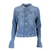 Tommy Hilfiger Chic Denim Long Sleeve Jacket With Embroidery