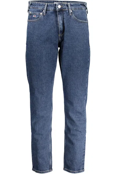 Tommy Hilfiger Blue Cotton Jeans & Trouser