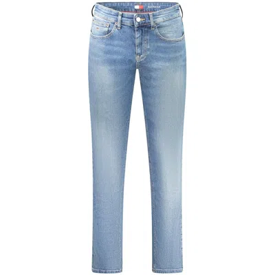 TOMMY HILFIGER BLUE COTTON MEN JEANS
