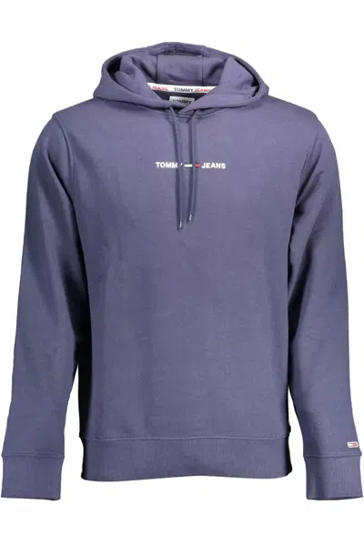 Tommy Hilfiger Chic Embroidered Hooded Sweatshirt In Blue