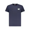 Tommy Hilfiger Blue Cotton Men T-shirt In Blue