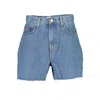 Tommy Hilfiger Blue Cotton Short In Blue