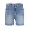 Tommy Hilfiger Blue Cotton Short In Blue