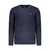 Tommy Hilfiger Blue Cotton Sweater In Blue