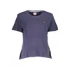 Tommy Hilfiger Blue Cotton T-shirt In Blue