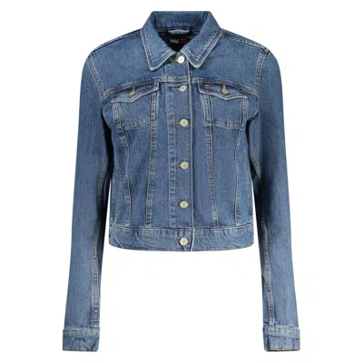 Tommy Hilfiger Blue Cotton Women Jacket