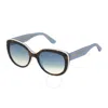 Tommy Hilfiger Blue Gradient Cat Eye Ladies Sunglasses Th 1354/s 0k18/uy 55