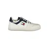 Tommy Hilfiger Blue Leather Men Sneaker In Multi