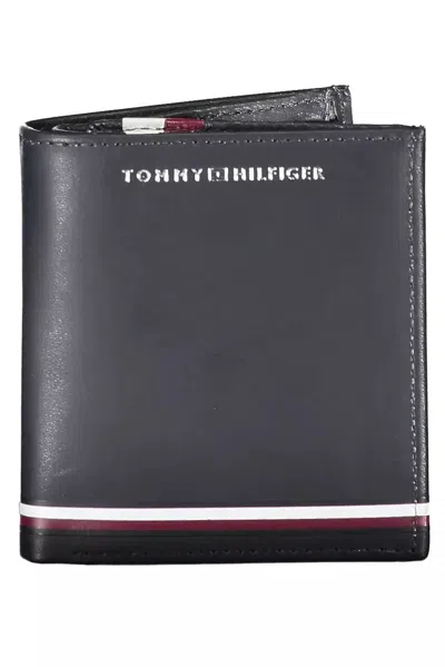 Tommy Hilfiger Blue Leather Wallet In Pink