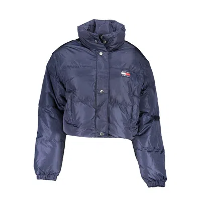 TOMMY HILFIGER BLUE POLYAMIDE JACKETS & COAT