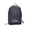 Tommy Hilfiger Blue Polyester Backpack In Blue