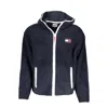 Tommy Hilfiger Blue Polyester Men's Jacket In Blue