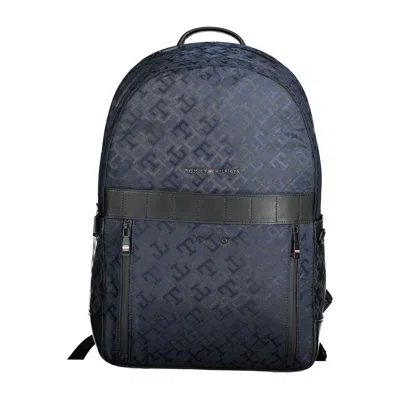 TOMMY HILFIGER TOMMY HILFIGER BLUE POLYESTER MENS MEN'S BACKPACK
