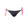 Tommy Hilfiger Blue Polyester Swimwear In Black