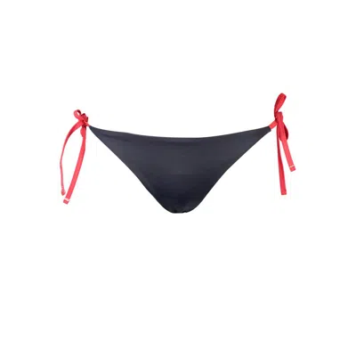Tommy Hilfiger Blue Polyester Swimwear In Black