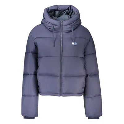 Tommy Hilfiger Blue Polyester Womens Jacket In Purple