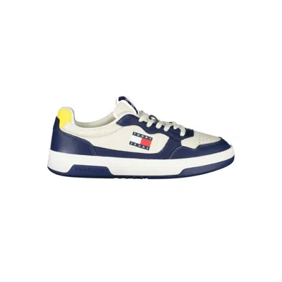 TOMMY HILFIGER BLUE POLYETHYLENE MEN SNEAKER