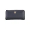 Tommy Hilfiger Blue Polyethylene Wallet In Black