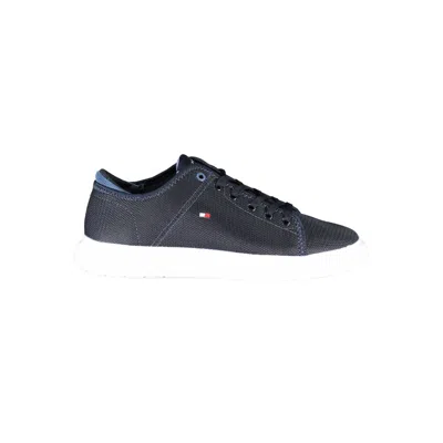Tommy Hilfiger Blue Recycled Polyester Men Sneaker In Multi