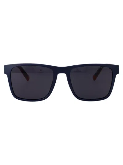 TOMMY HILFIGER TOMMY HILFIGER BLUE RED ECO POLYAMIDE SUNGLASSES