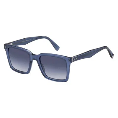 Tommy Hilfiger Blue Shaded Square Men's Sunglasses Th 2067/s 0pjp/08 53