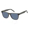 Tommy Hilfiger Blue Square Unisex Sunglasses Th 1712/s 0kb7/ku 54