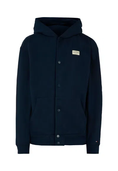 Tommy Hilfiger Blue Sweatshirt For Kids With Logo