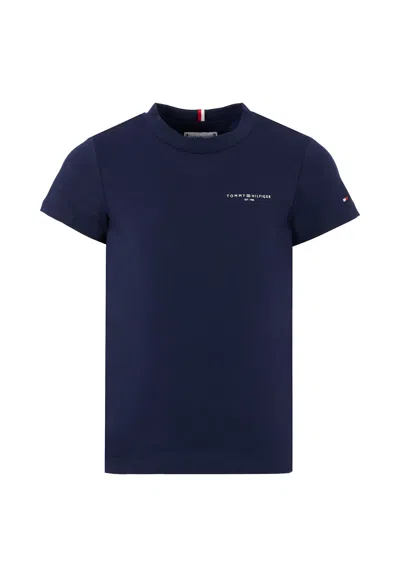 Tommy Hilfiger Blue T-shirt For Kids With Logo