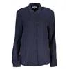Tommy Hilfiger Blue Viscose Shirt In Blue