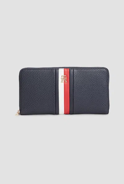 Tommy Hilfiger Blue Woman Zip Around Wallet In Other