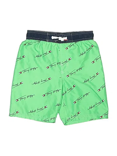 Pre-owned Tommy Hilfiger Kids' Board Shorts In Green