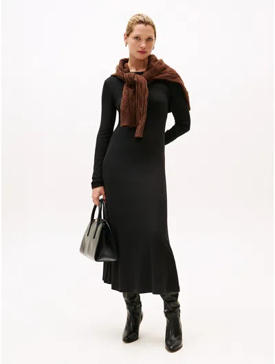 Tommy Hilfiger Boatneck Rib In Black