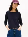 Tommy Hilfiger Boatneck Sweater In Black