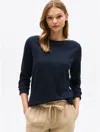 Tommy Hilfiger Boatneck Sweater In Navy