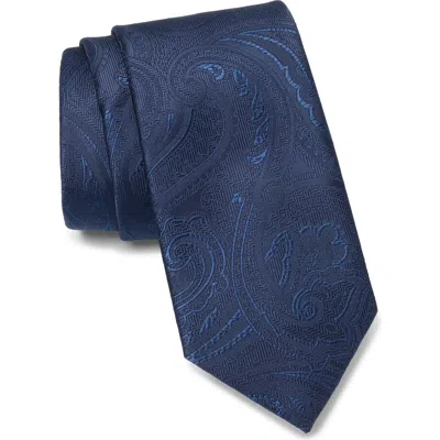 Tommy Hilfiger Bolt Paisley Tie In Navy