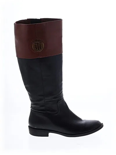 Pre-owned Tommy Hilfiger Boots In Black