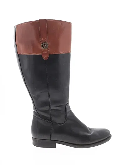 Pre-owned Tommy Hilfiger Boots In Brown