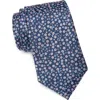 Tommy Hilfiger Botanical Tie In Navy/pink