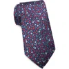 Tommy Hilfiger Botanical Tie In Navy/red