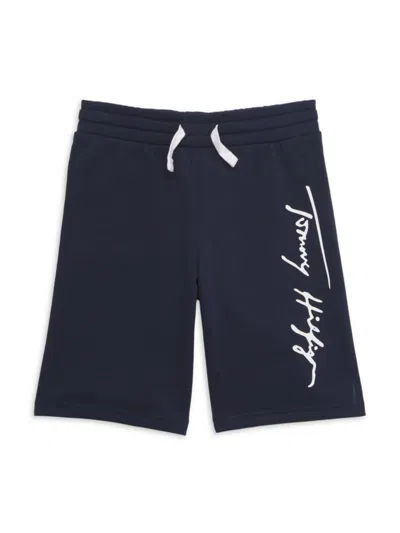 Tommy Hilfiger Babies' Boy's Cotton Drawstring Shorts In Navy Blazer