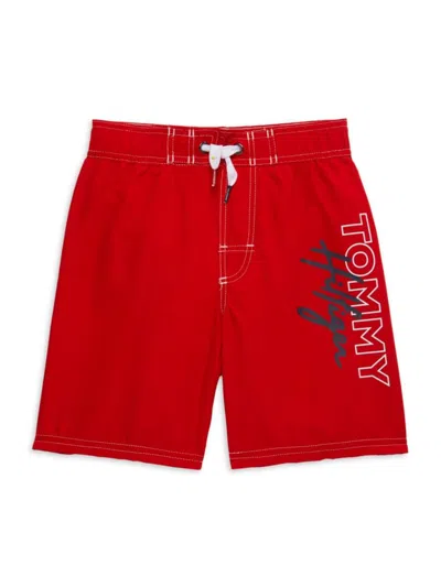 Tommy Hilfiger Babies' Boy's Logo Shorts In Red